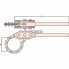 Ключ трубный цепной искробезопасный 0-200 мм, 900 мм GARWIN (GSS-TI200)