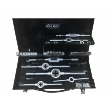Набор метчиков и плашек M3-M12 35 ед. HSSG DRІLBOX VOLKEL (49107)