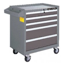 Телега инструментальная 287 пр., 5 полок, серая LICOTA (AWX-2602GSK01)
